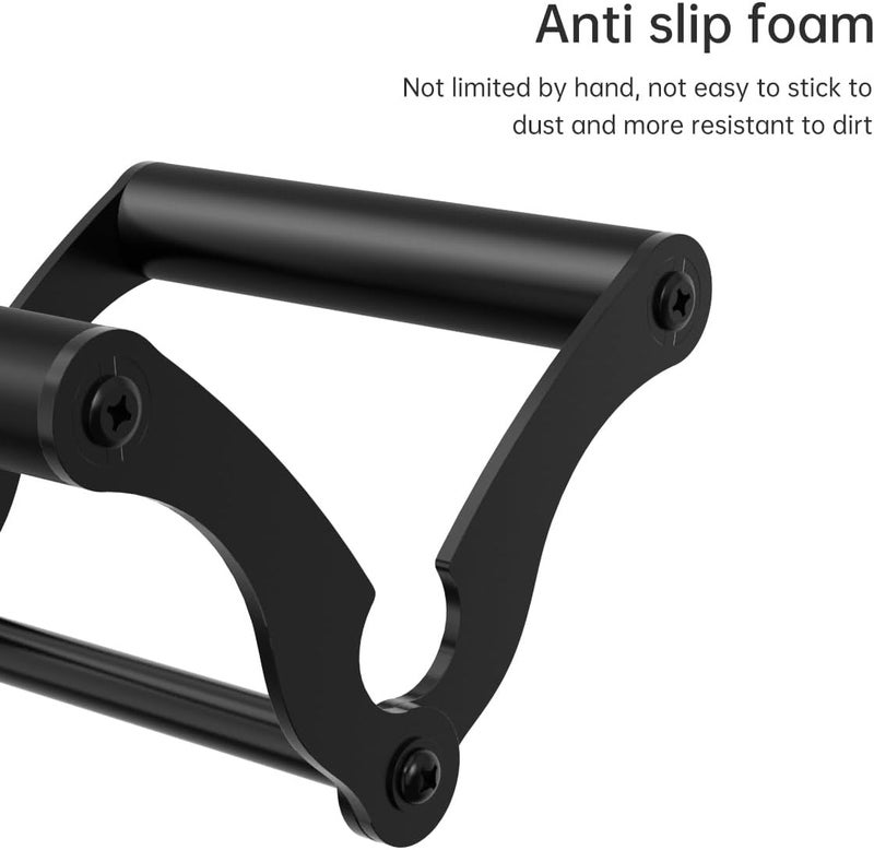 AimiDream V Bar Landmine Handle Attachment for Barbell Bar, Solid Multi-Grip Landmine Handle Attachment with Non-Slip Rubber Handle, Fits Olympic Bars Strength Training Bars - Image 4